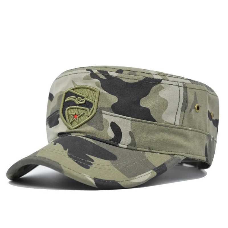 Camouflage broidered mens baseball suitab for outdoor activities training fishing shade hat and a variety of wear hatsXJ250116