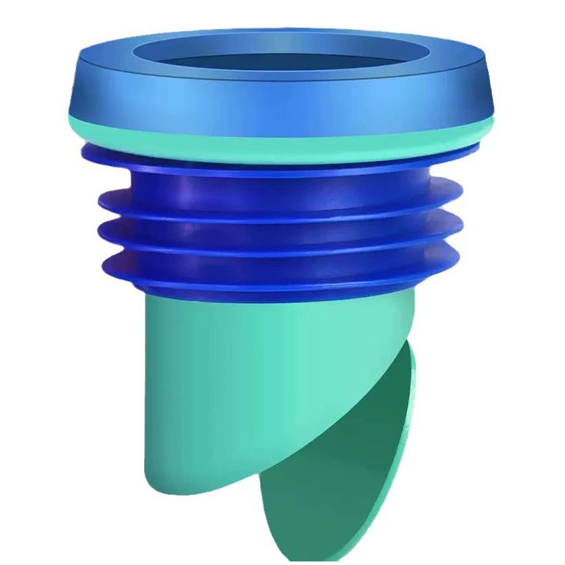 Toilet Flange Dwe74 With Check Vae Deodorant Thickening Washer Integrated Leakproof Base Toilet Seat Seal Ring