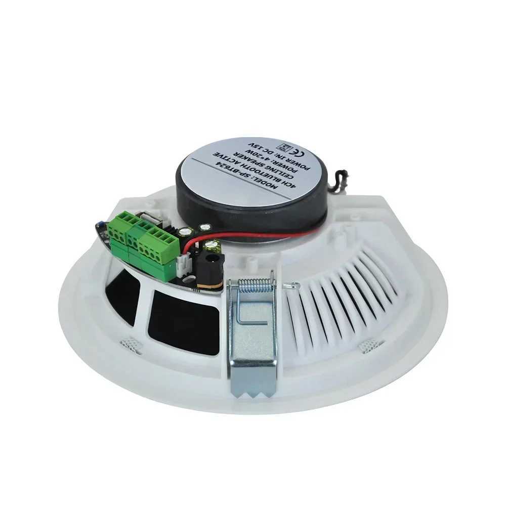 Car Audio 6 Inch 20W Bluetooth Ceiling Speaker audience Stereo Built-in Class D Digital Amplifier Home Theater System for Indoor Office H250118