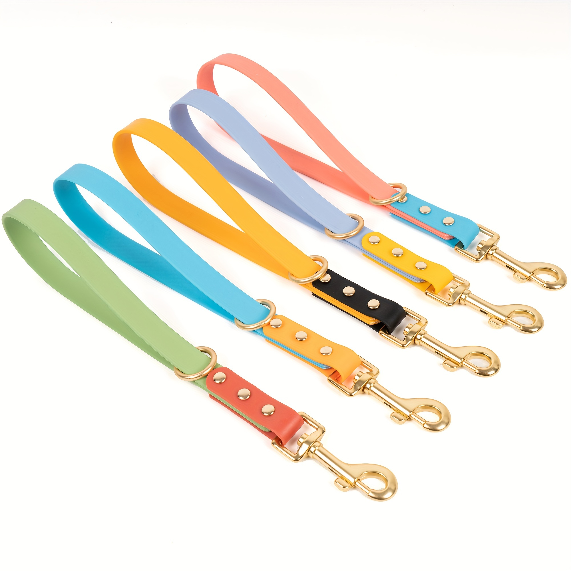 Handcrafted Multicolored Dog Tether - Comfortable Fit & High Strength Fabric