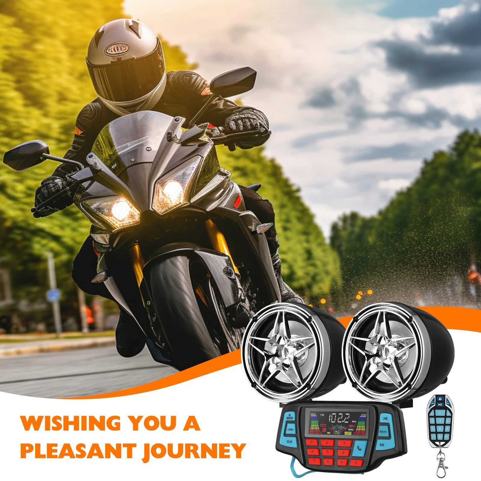 Car Audio Car Radio Motorcycle Waterproof Speaker Set Outdoor Speakers Portable R250526