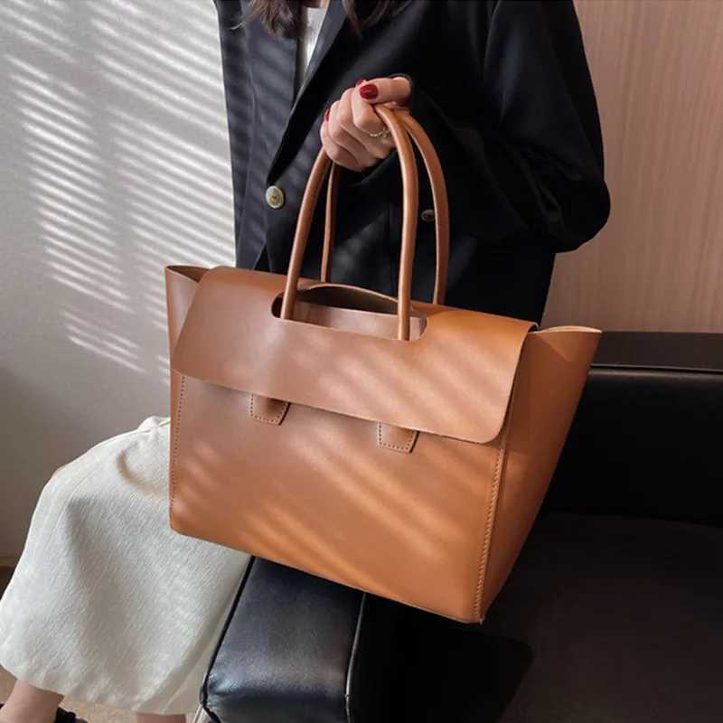 High End Feeling Tote Bags For Women Large Capacity Designer Luxury New Trendy Shopping Korean Style Leather Handbag Travel T250118