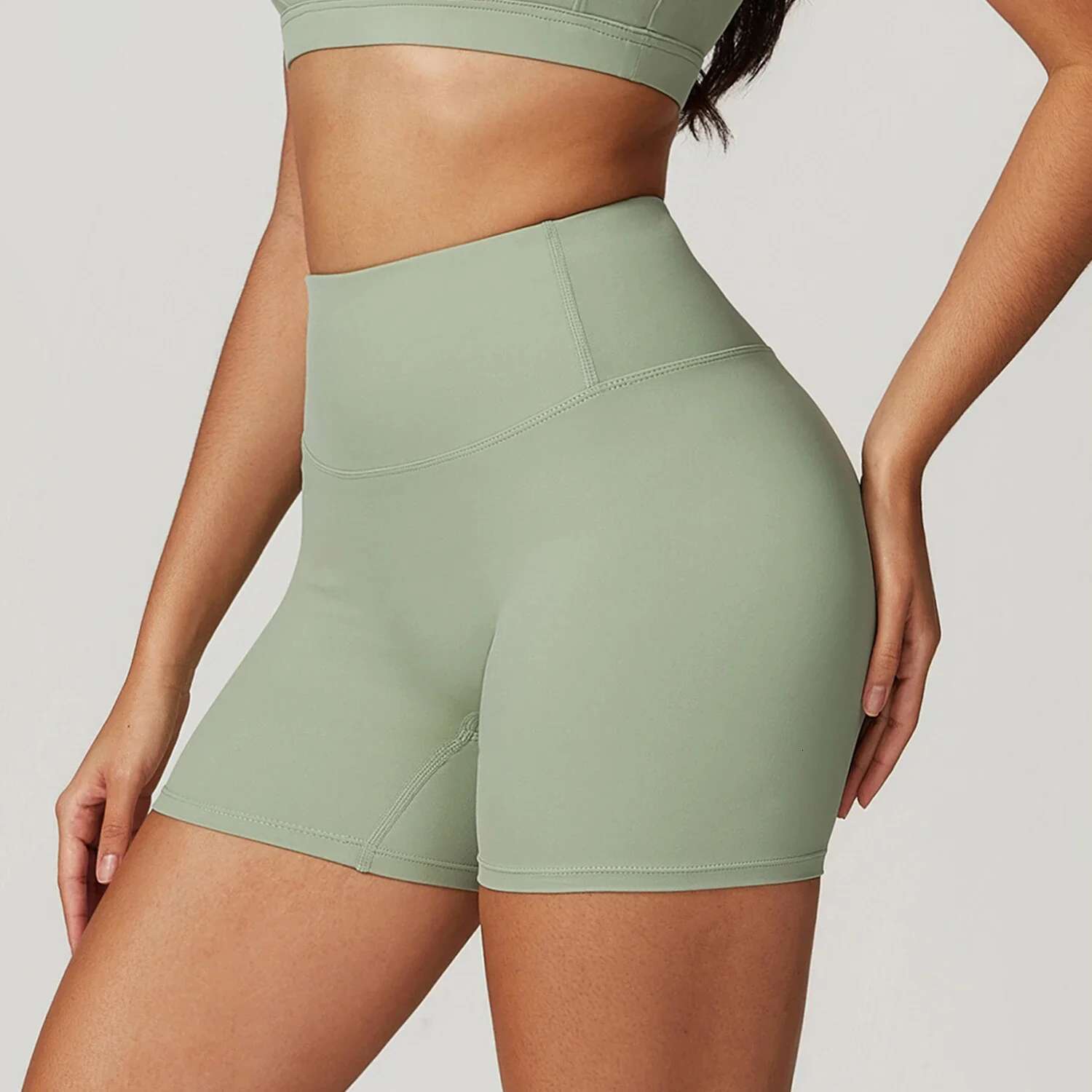 Ddmyoutdoor China Domestic Mermaid Curve Plus Size Yoga Quick Dry Breathable Pilates Gym Coat Running Fiess Clothes Tight Sports Shorts For Women