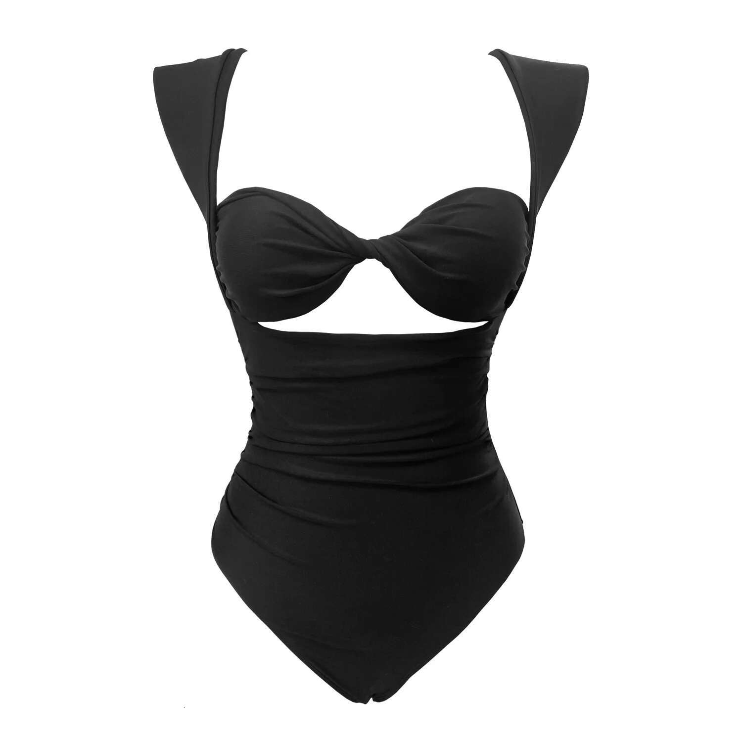 Sexy Hollowen One Piece Swimwear Brazilian Biquini Black Swimsuits Woman 2025 Flat Belly Swimsuit Bodysuit Bathsuit Beachwear