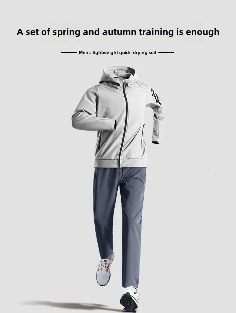 Ddmyoutdoor China Domestic Sportswear Pcs Set Quick Dry Clothes Running Cycg Jacket Spring Outdoor Fiess Leisure Men S Clothing Sports Suits