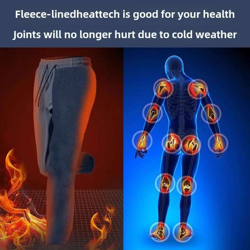 Men's Winter Running Set Fleece-Ed Thermal Sportswear Training Fiess Suitable For Track Field Quick-Dry Morning Runs