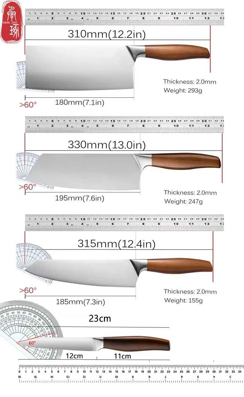 Professional Japanese Kitchen Knife Set Cooking Chef Knife Meat Cleaver Boning Knife Fruit Utility Knife Kitchen AccessoriesXJ250117