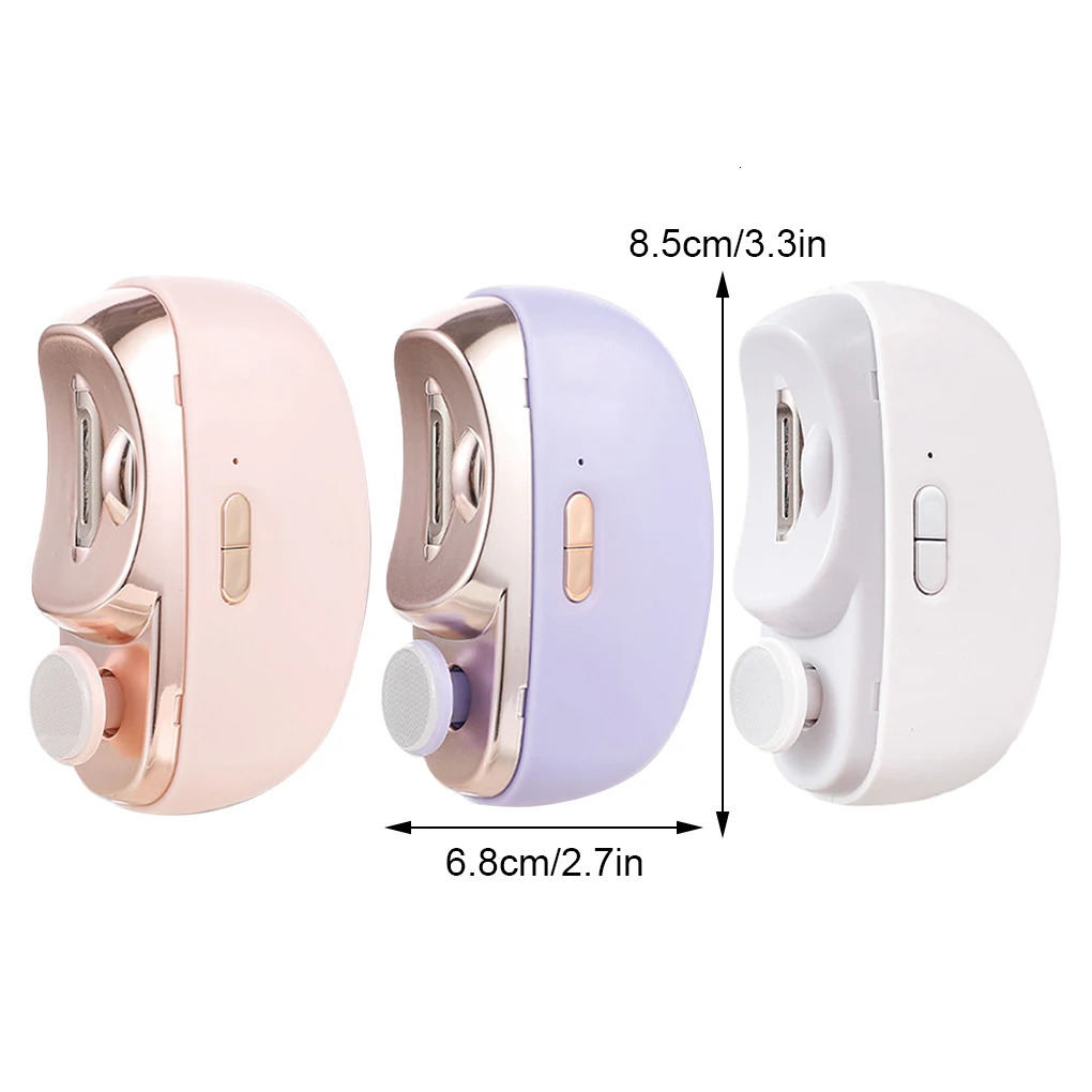 Baby Electric Nail Trimmer Kid Nail Polisher Tool Infant Manicure Scissors Baby Hygiene Kit Baby Nail Clipper Cutter For born 250114