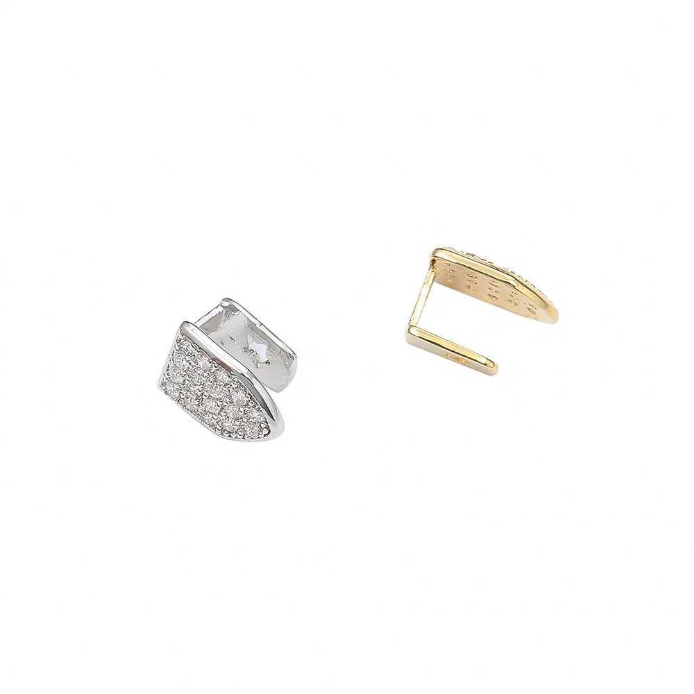 Hip Hop 1pc Iced Out Single Teeth Grillz Cubic Zircon Caps Micro Pave Top Charm Grills For Men Women JewelryXJ250114