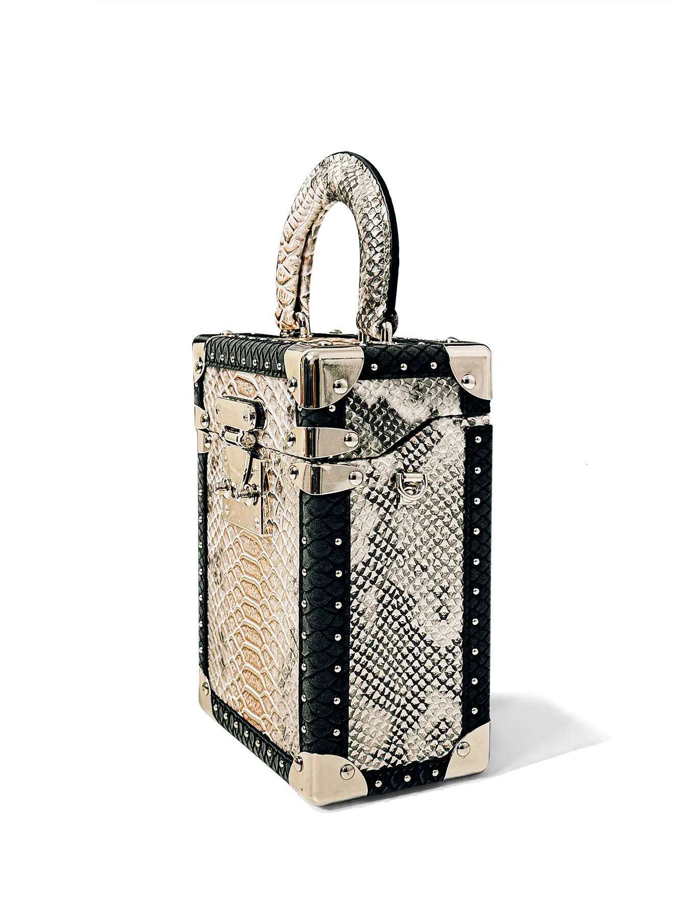 New High-End Crocodile Pattern Small Box Portable Shoulder Fashion Crossbody Bag For Women