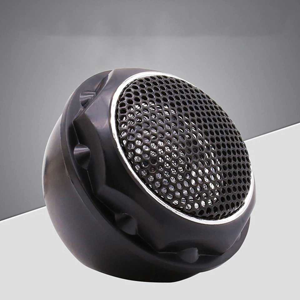 Car Audio 1pair No Magnetic Field Integrated Crossover Speaker Efficient Dome Tweeter For All Car Audio Systems Mini Audio Dome Tweeter H250118