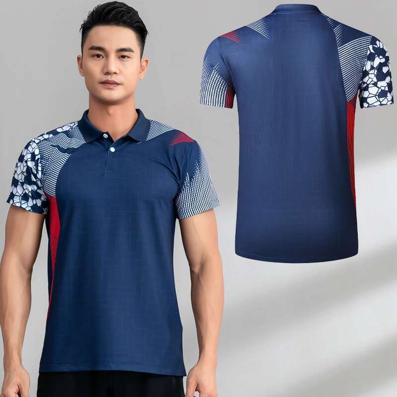 Ddmyoutdoor China Domestic Badminton Sport Tennis Shirts Men Table Uniforms Volleyball Ping Pong Clothes Training Team Game Jerseys Running Fiess Tee