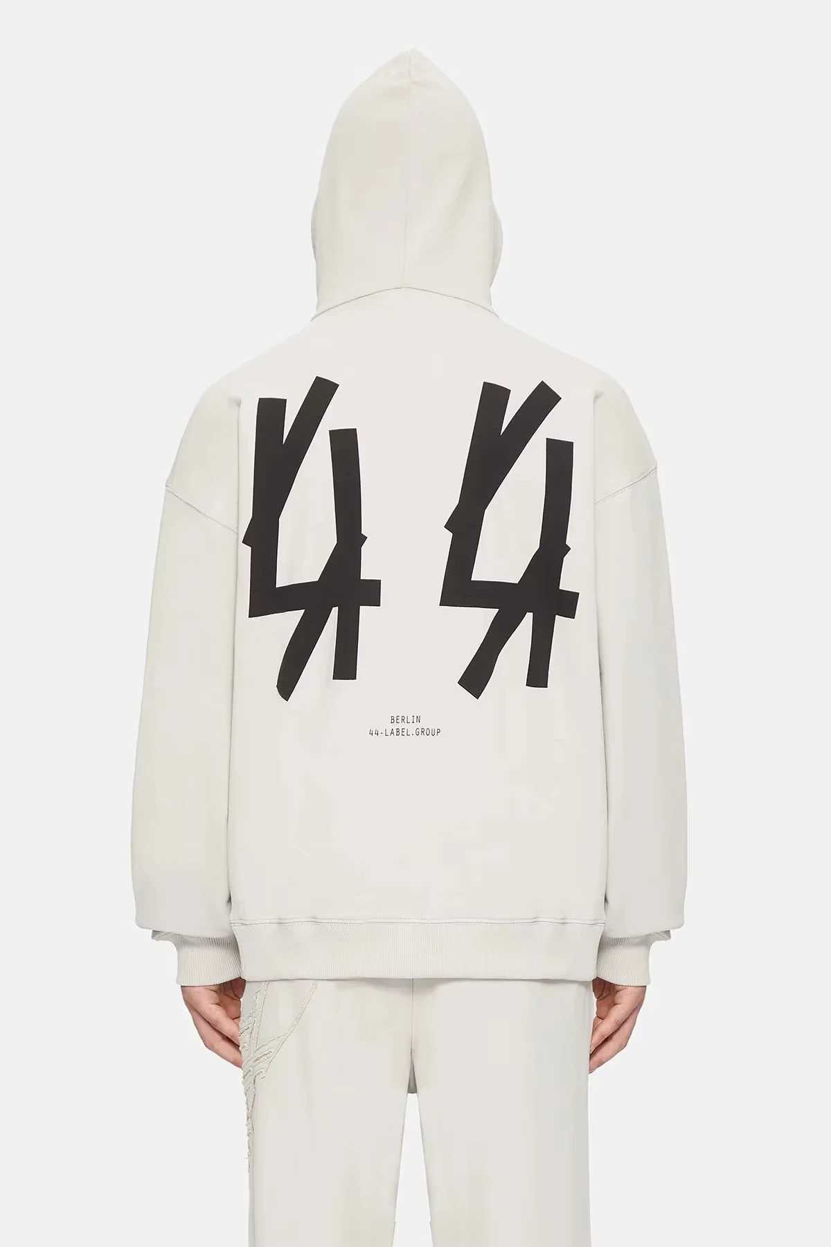 Men Women Fashion Hoodie Trend Brand Funny 100%Cotton Men Printed 44 LABEL GROUP Hoodies Sweatshirts Couple Strtwear PulloverC250118