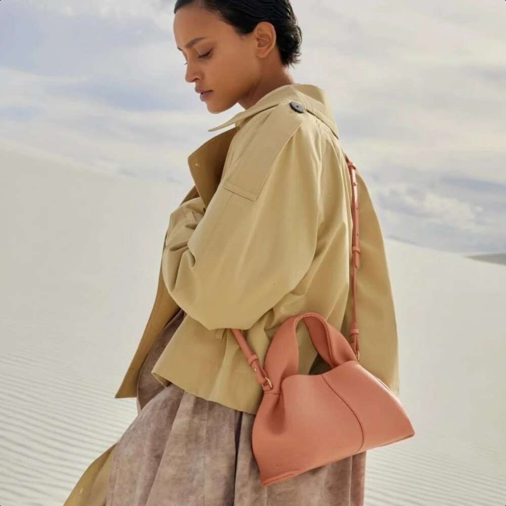 Small Size Leather Shoulder Bag For Women Designer Winter Simple Solid Color Dumpgs High Capacity Tote Bags Handbags Fashion