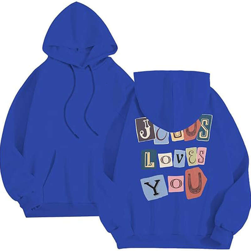 Men's fashion hoodie with letter print pullover top and pocket sweatshirt jacket XS-5XL