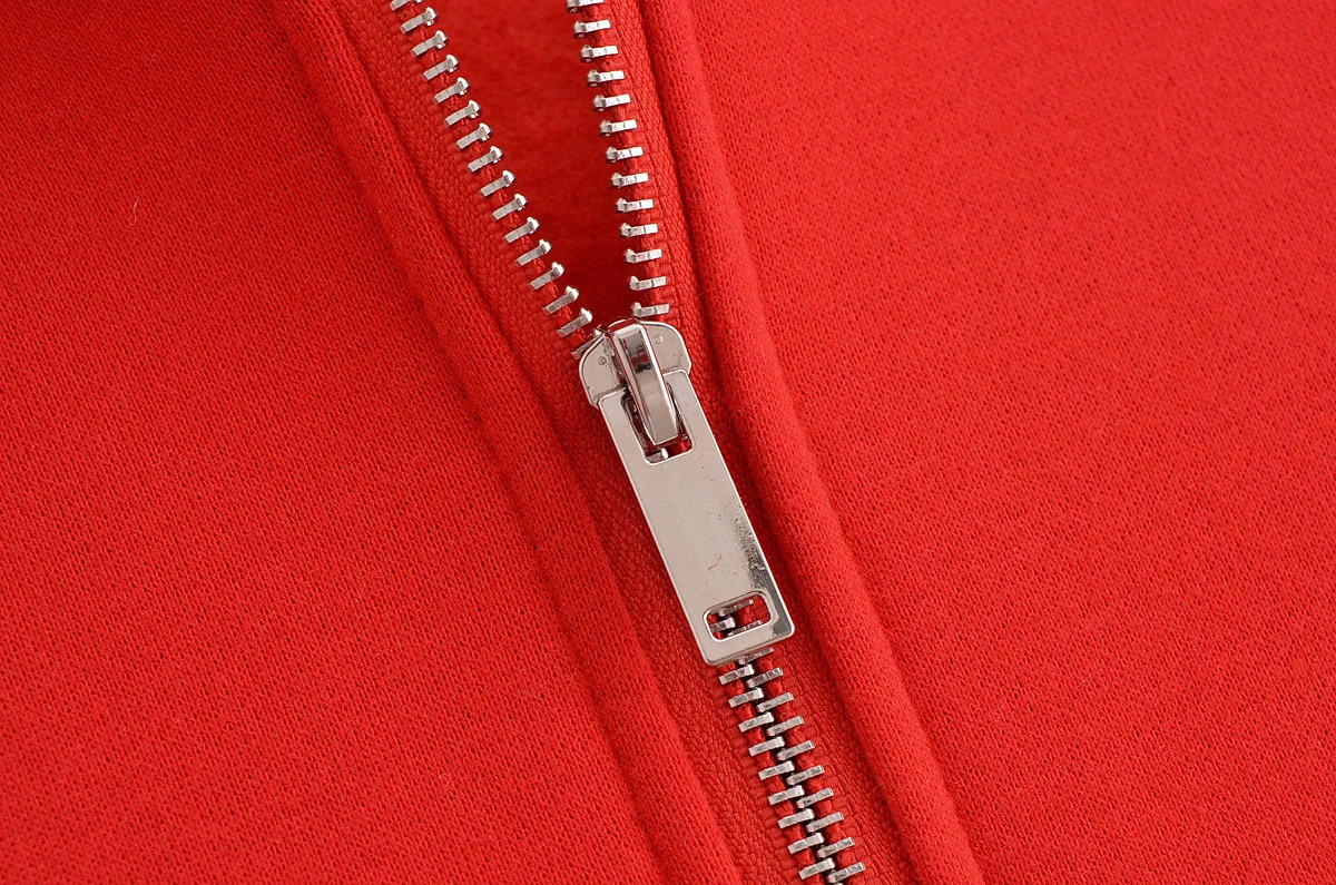 DEEABAE Tracksuits Set Women Fashionable Zipper Loose Hooded Sweatshirt High Waist Flannel Trousers Set 250113