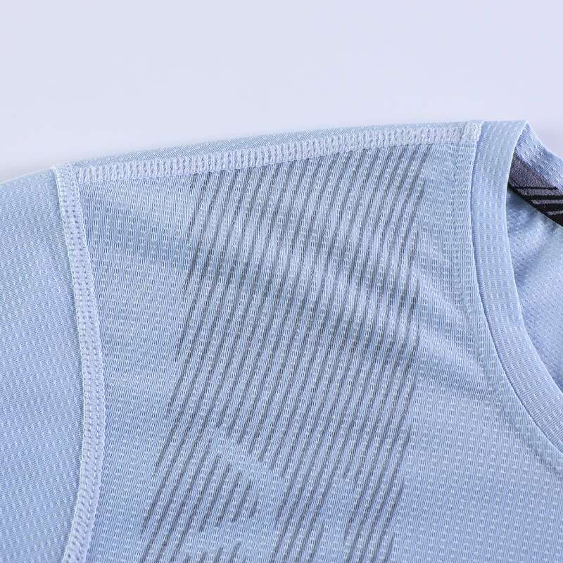 Ddmyoutdoor China Domestic Gym Workout Tees Men Joggers Print Running Sportwear Bodybuilding Short Sleeves Mesh Quick Dry Breathable Training Shirts