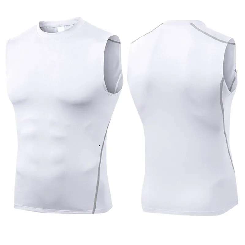 Ddmyoutdoor China Domestic Men Compression Sport Skinny Vest Tight Tank Base Layer Sleeveless T Shirt Top Singlet Sweatshirt Athletics Sportwear Activ