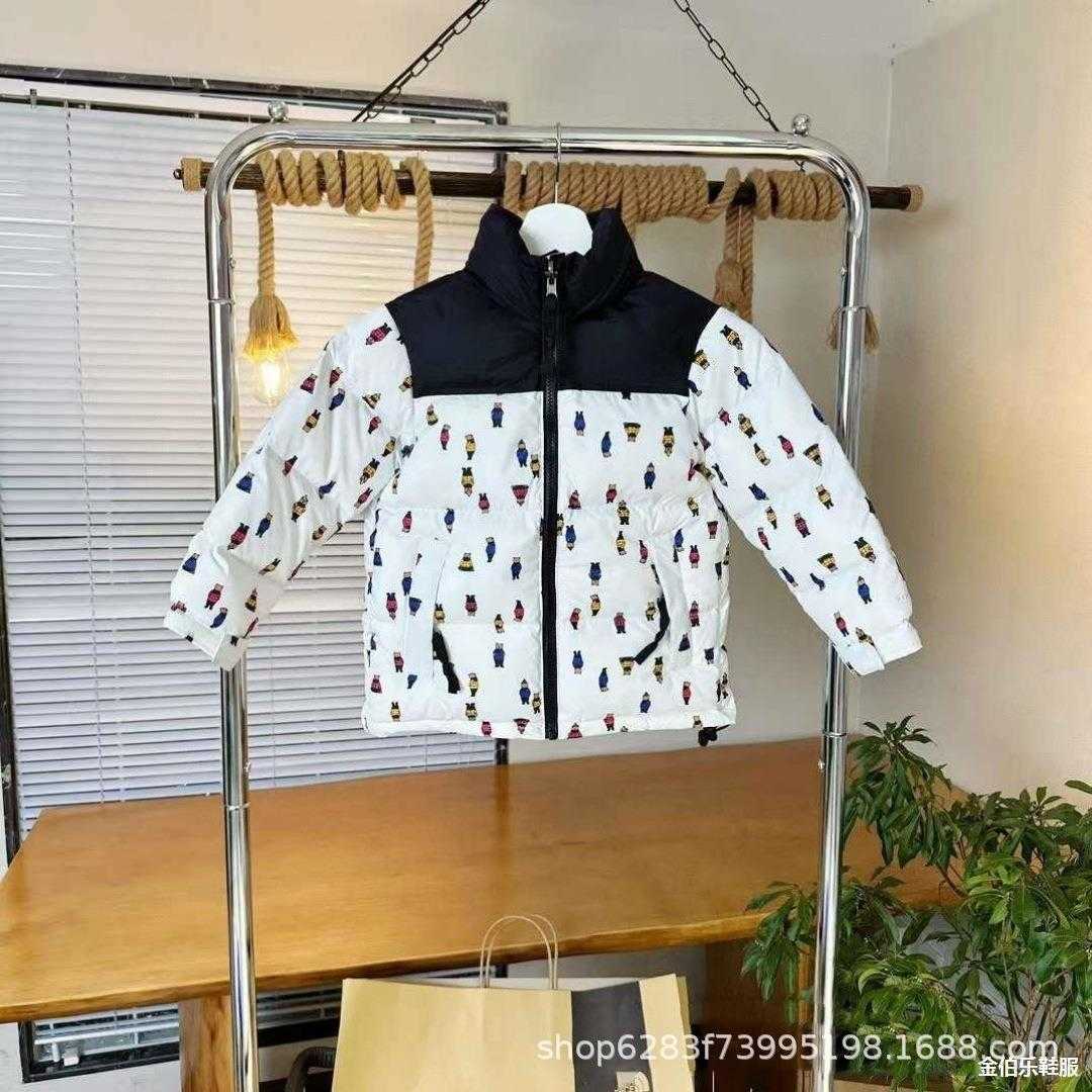 Down Coat 1996 Children's down jacket parent-child jacket 700 embroidered men's and women's large children's coat Q250118