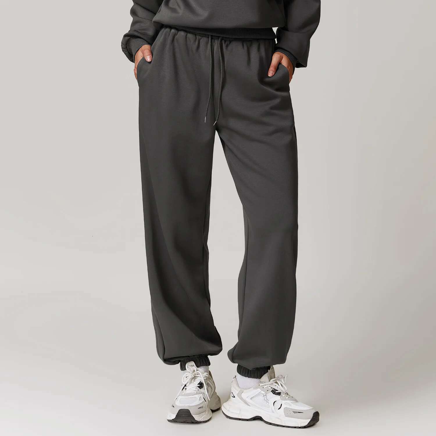 Ddmyoutdoor China Domestic Mermaid Curve Spring New High Waist Casual Loose Sweat Straight Outer Wear All Match Sports Foot Pants