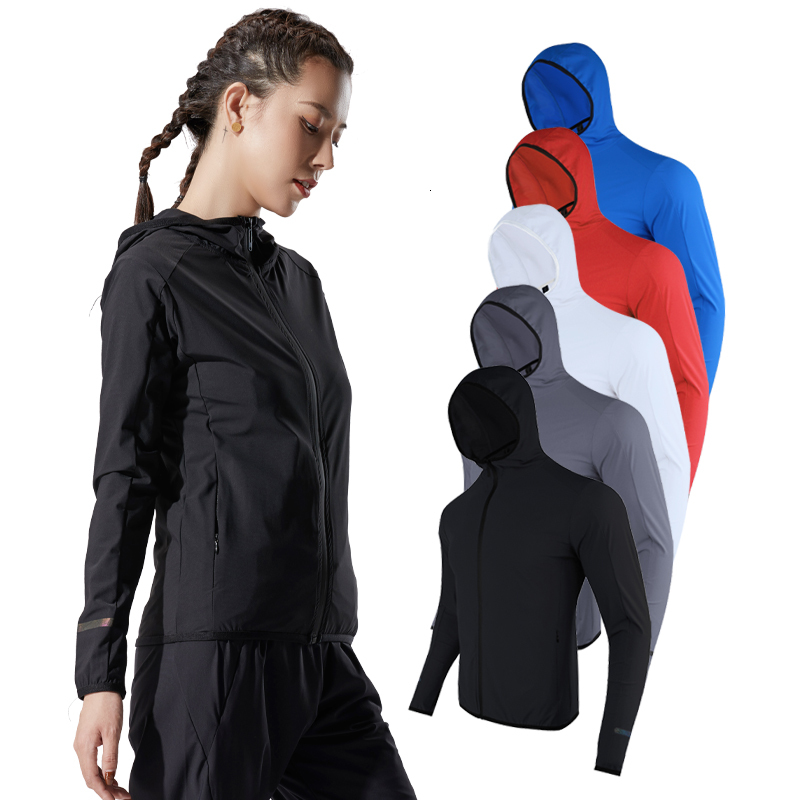 Ddmyoutdoor China Domestic Running Jackets Women Thin Breathable Sportswear Yoga Shirts Quick Dry Training Workout Tops Slim Fiess Coat