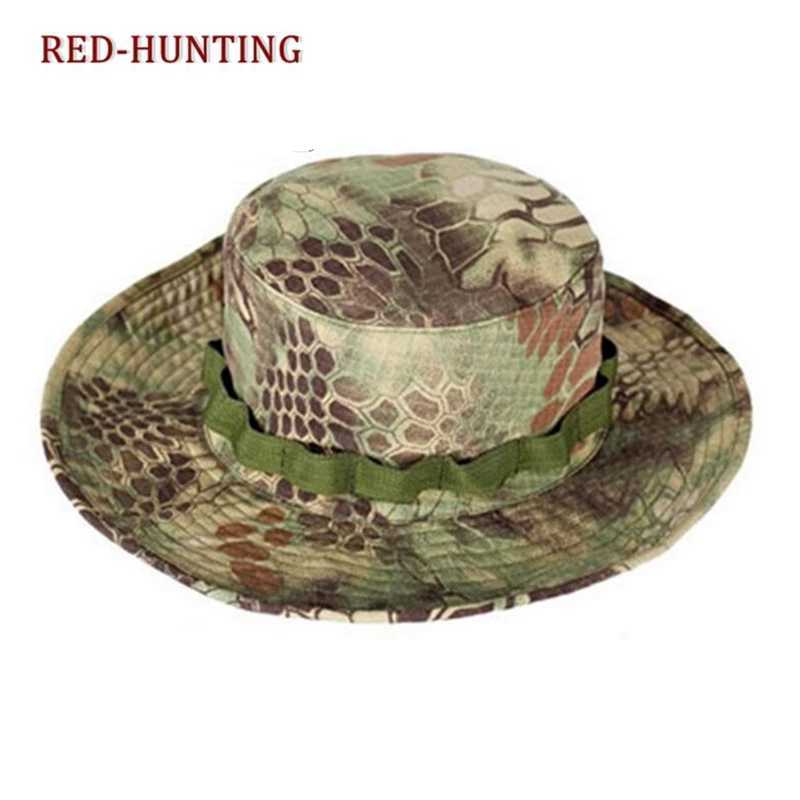 Boonie Hat Tactical Adjustab Boonie Hats for Men Women Hunting Fishing Outdoor Safari Sun Ocp boonie hatXJ250116