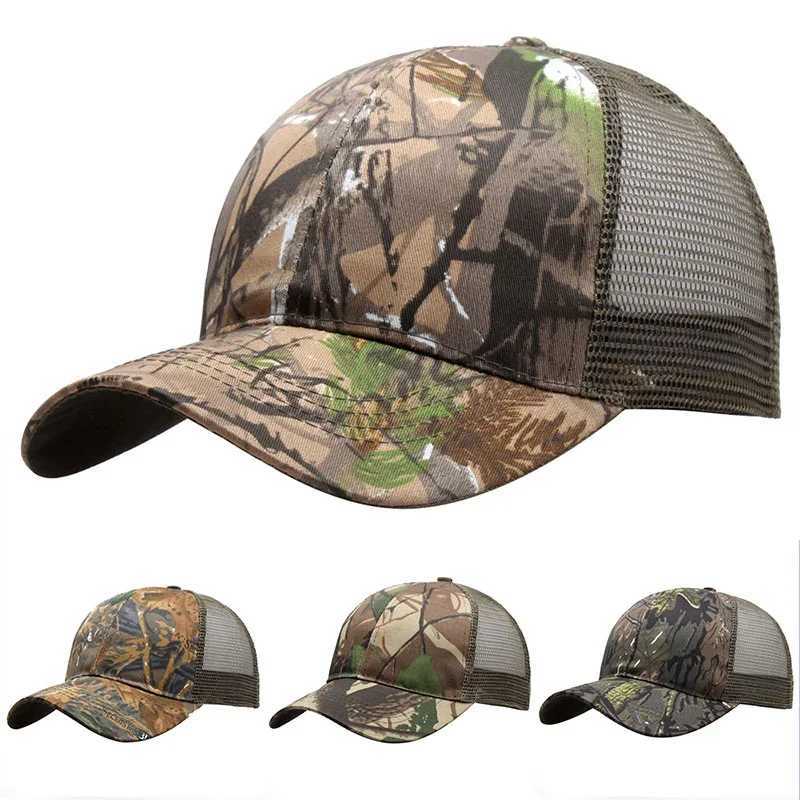 New Spring Summer Unisex Hiking Camouflage Outdoor Sports Baseball s Men aves Jung Sun Hunting Hats XJ250116