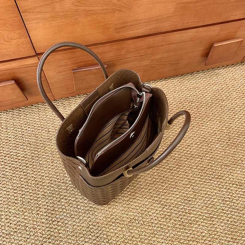 New Arrival Suede Women Handbags Maillard Shoulder Bags Vintage Pu Leather Crossbody Autumn and Winter Large Capacity Tote Bag