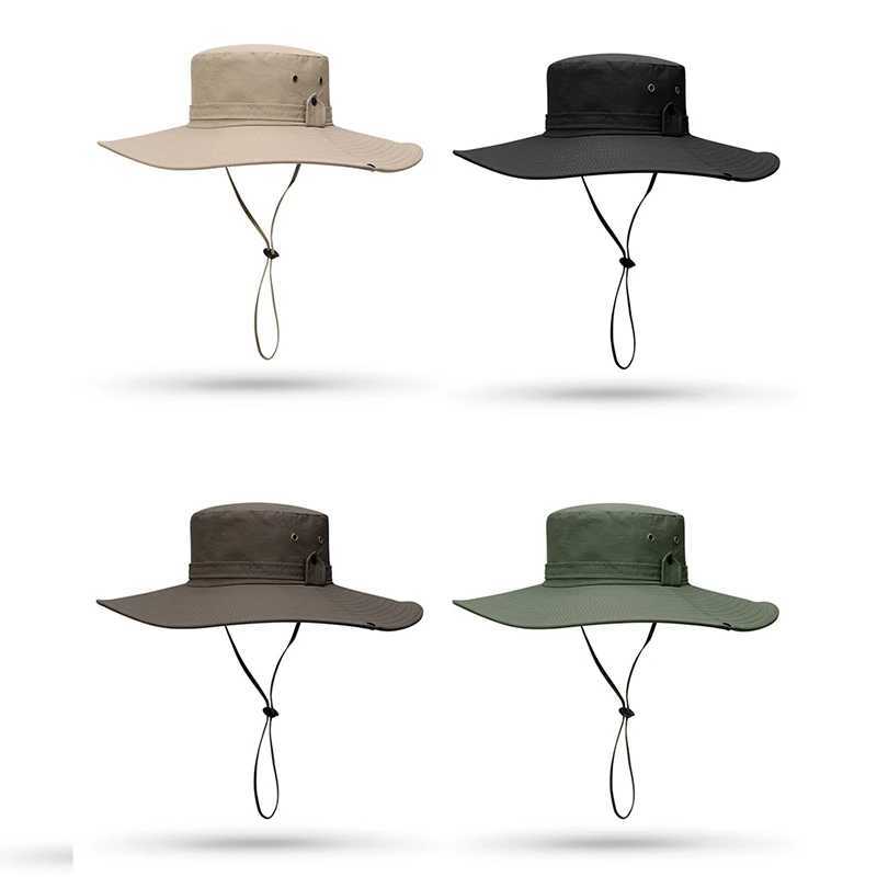 Adjustab Outdoor Fishing Hat Sunscreen Protection Breathab Sunshade Foldab Men Women Hiking Cam Casual FishingXJ250116