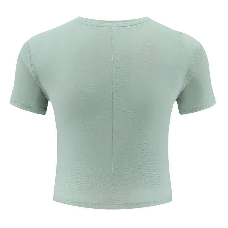 Ddmyoutdoor China Domestic Yoga Sport Blouses Outdoor Training Running Quick Dry Sports Fiess Shirt Breathable Slim Fashion O Neck Short Sleeves