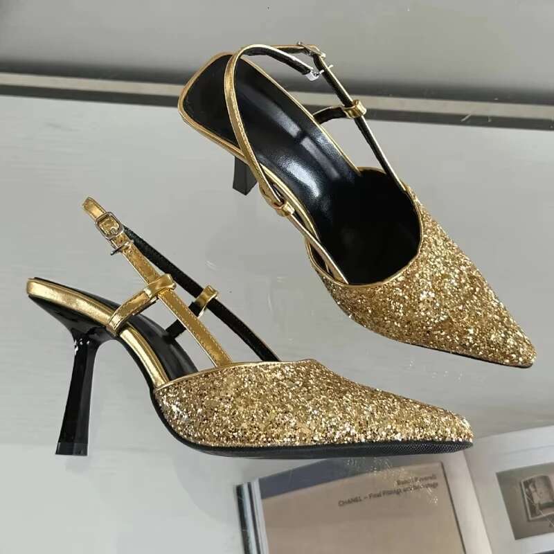 Bg Sexy Pointed Toe Heels Brand Party Dress Wedding Shoes Female Fashion Sgback Thin High Sandals Women