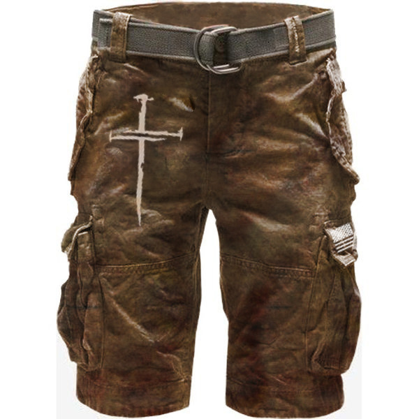 Mens designer Trendy 3D Digital Printing Loose luxury Shorts Beach pants Zipper Style Medium and Long man casual shorts
