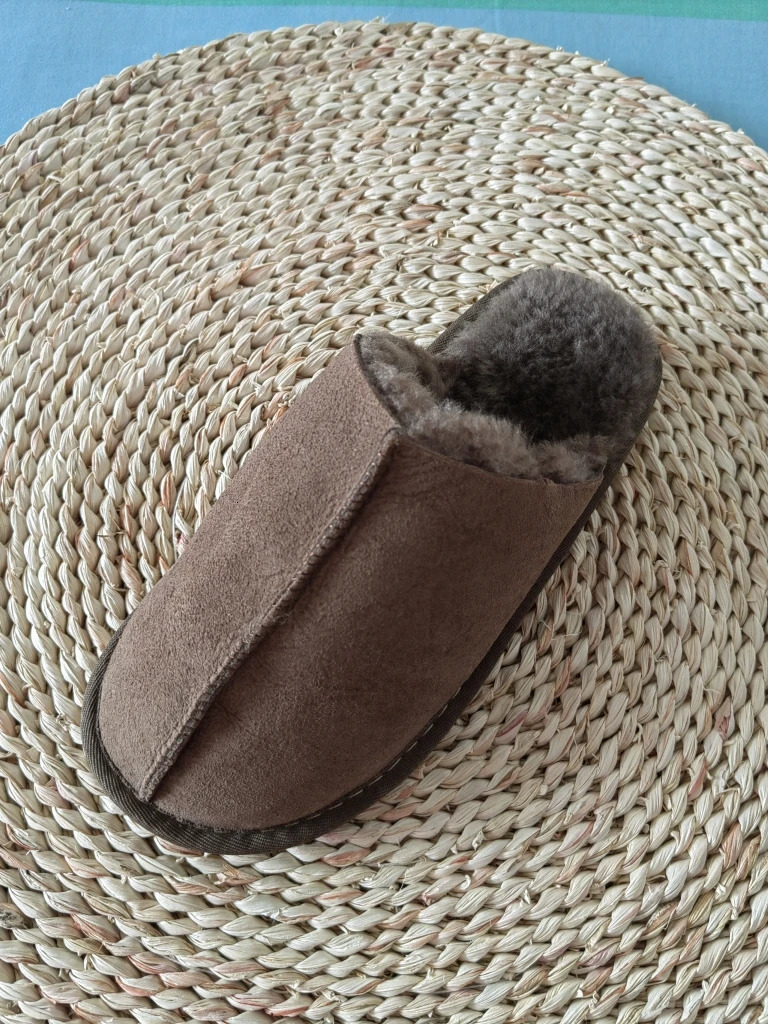 Thickening shearing fur winter slippers men and women winter warm non-slip indoor home cotton mop.250114