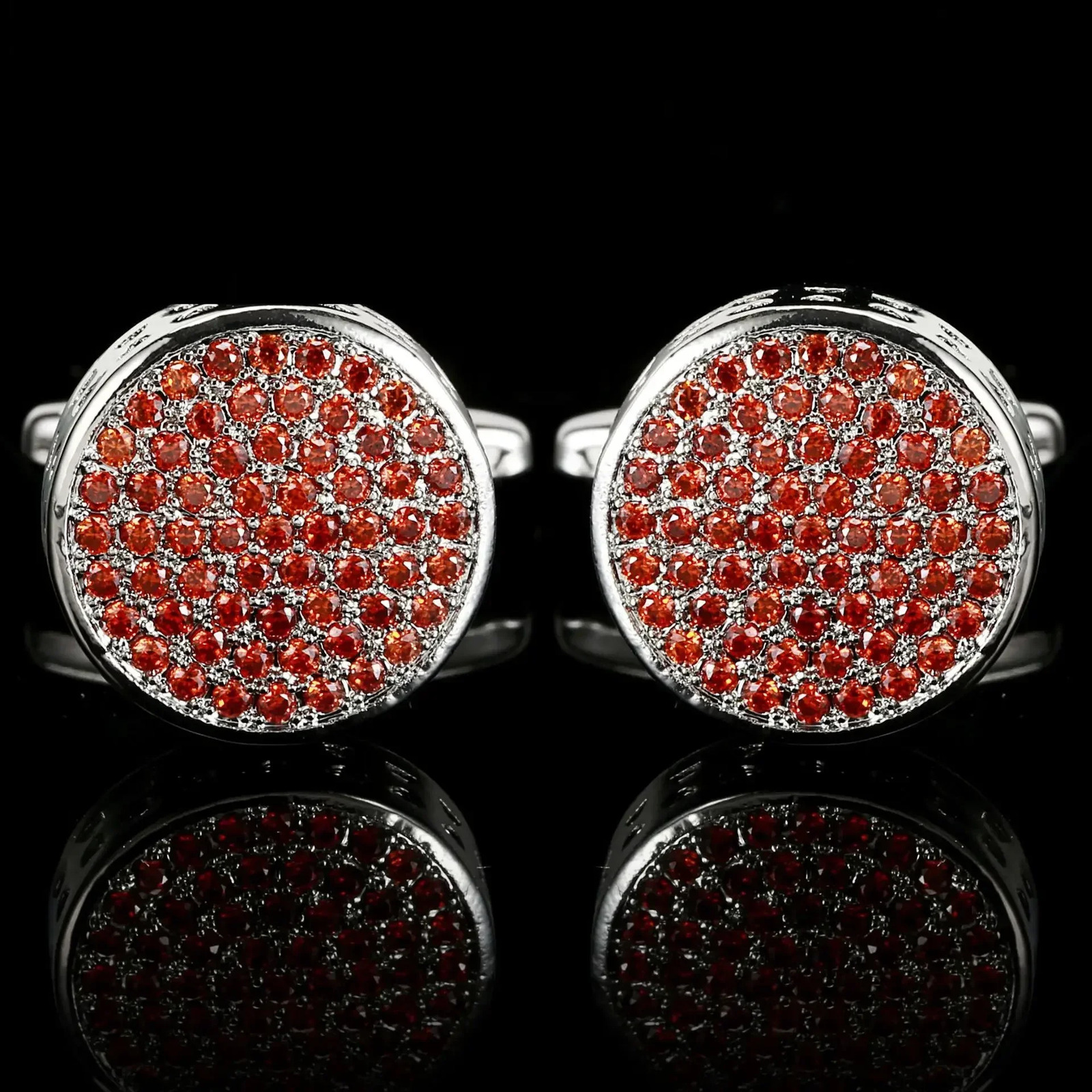 High end zircon cufflinks mens fashionable business banquet shirt buttons French rhinestone cufflinks wedding accessories 250110
