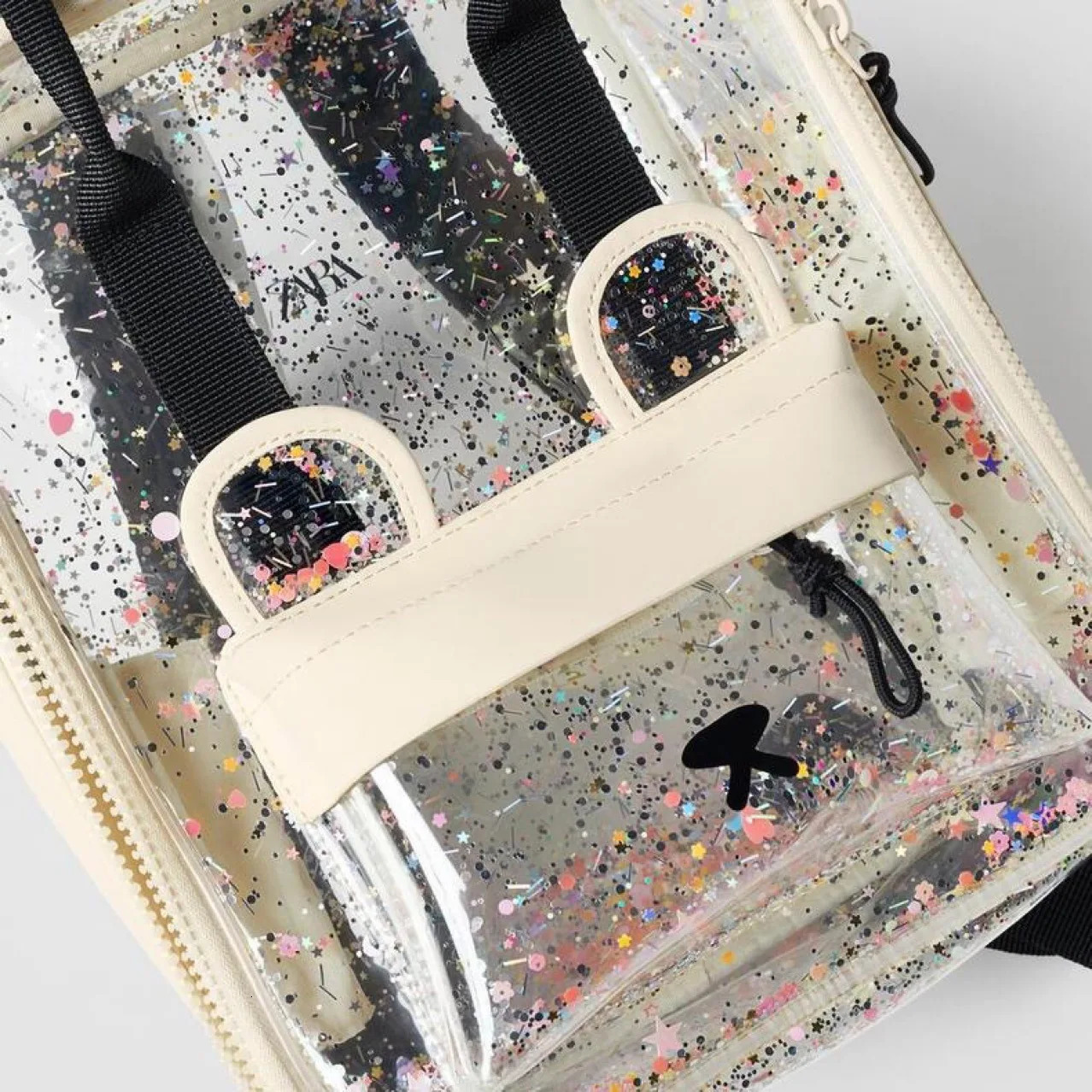 Kids Backpack Cute Bling Girls Backpack Childrens Bag Girl Cartoon Dog Animal Shape Transparent Backpack Kids Bag 250109