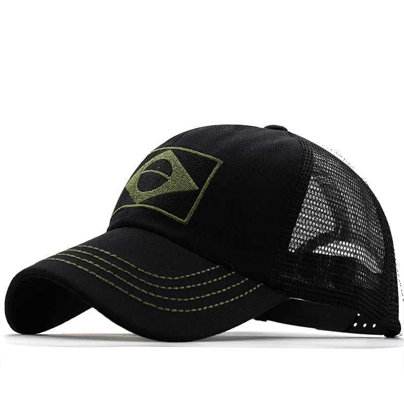 Camo Mens gorras Baseball s Ma Bone Mesh Camouflage Tactical Military Snap Hats Sunscreen Breathab TruckerXJ250116