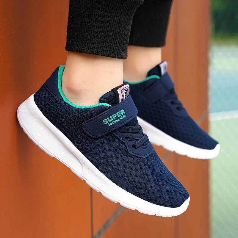 Children Boys Sneakers Soft-soled Lightweight Breathable Non-slip Sports Running Walking For Girls Tennis Mesh ShoesXJ250118