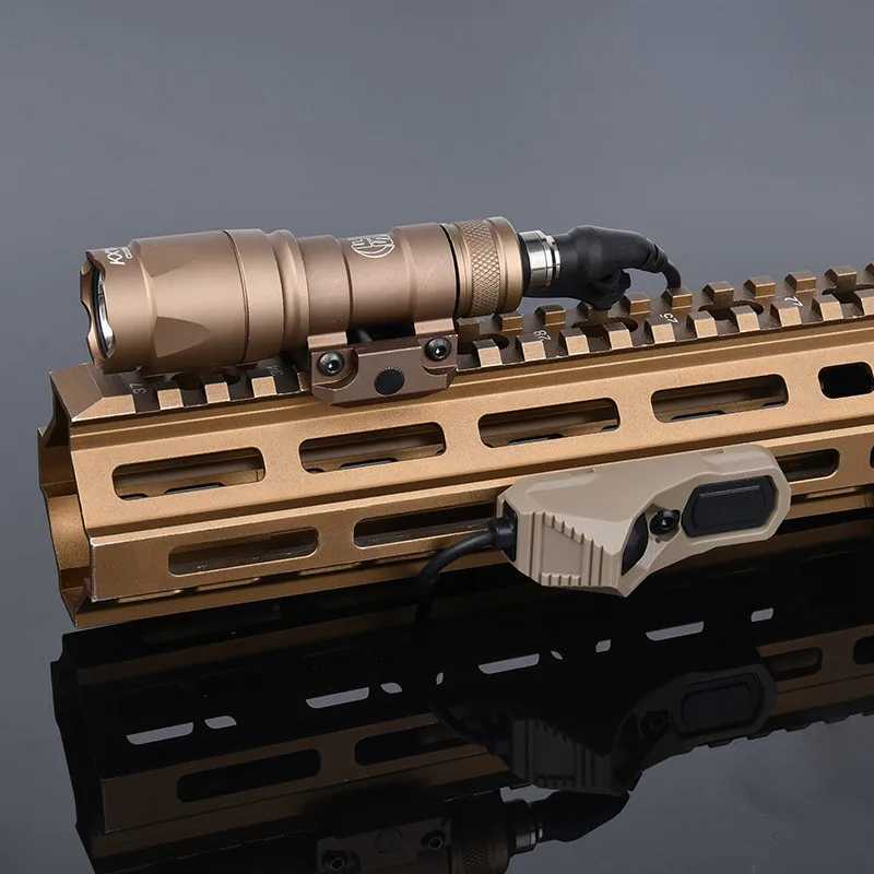 Surefir M300 M600 flashlight with AXON dual function remote pressure switch suitable for 20mm track hunting tactical air gunW241227
