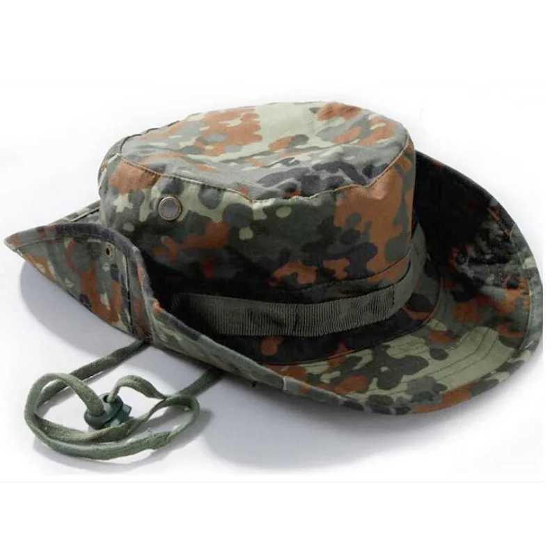 Tactical Boonie Hat USMen Cotton Camo Paintball Airsoft Sniper Bucket s Fishing Outdoor Hunting Hiking HatXJ250116