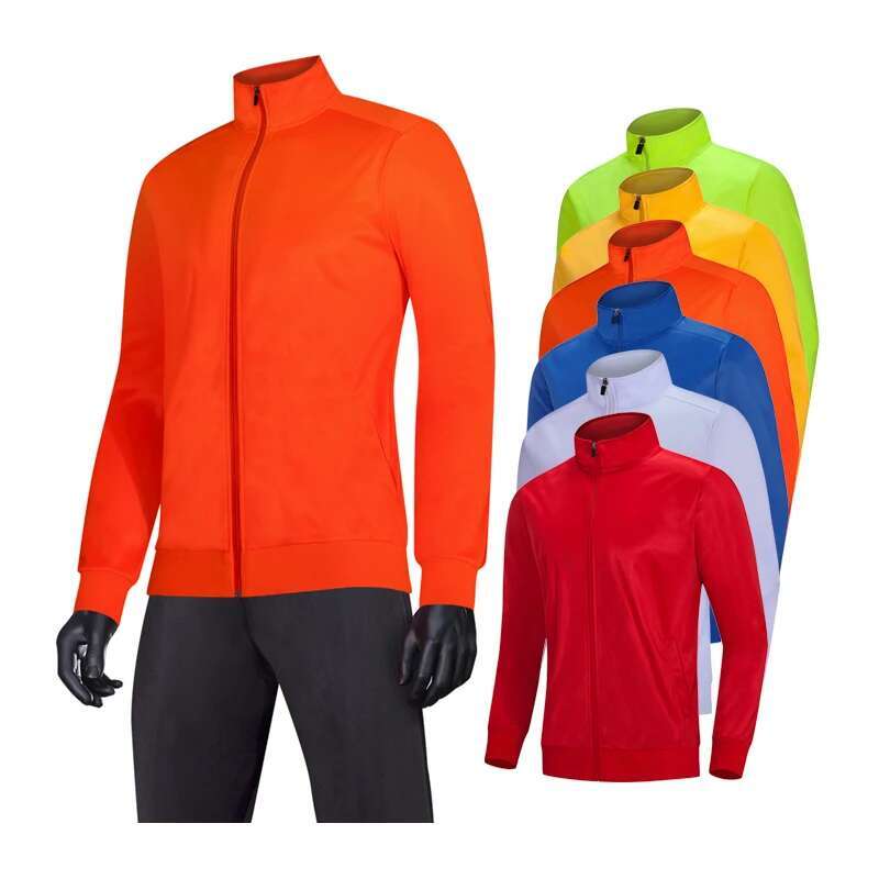 Ddmyoutdoor China Domestic Fiess Coat Autumn Winter Running Long Sleeves Fleece Zipper Outdoor Cycg Training Sweatshirt Men Soccer Jerserys
