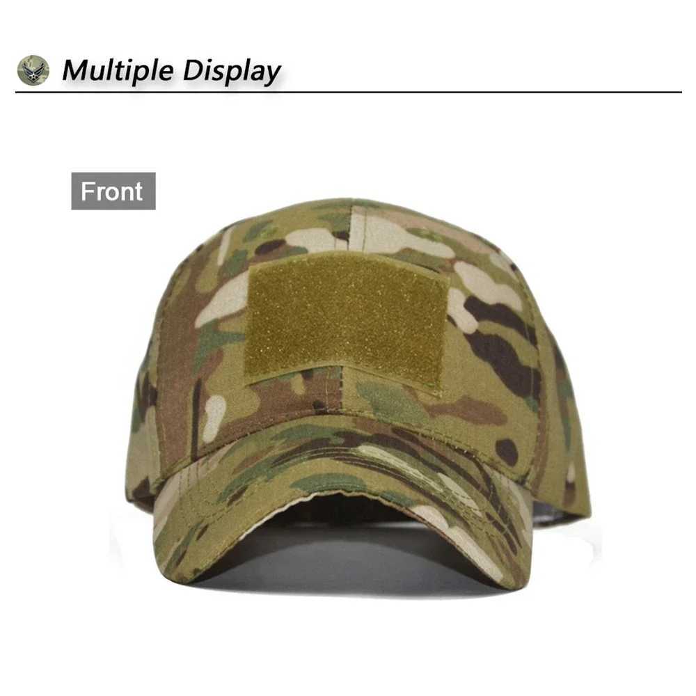 Outdoor Camouflage Baseball s Adjustab s Tactical Airsoft Fishing Hunting Hiking Basketball Snap HatsXJ250116
