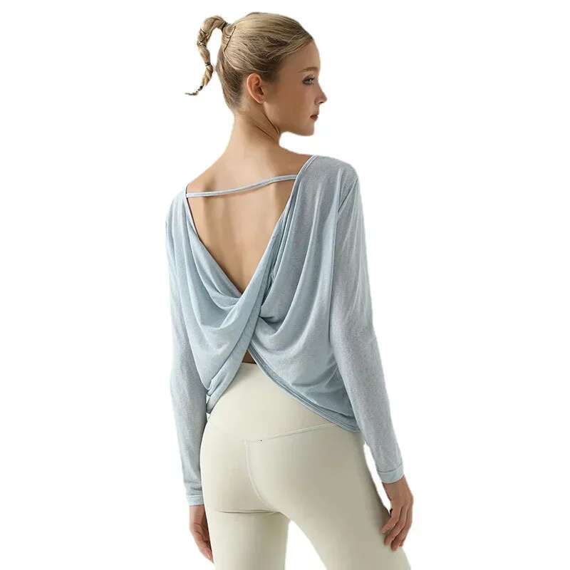 Ddmyoutdoor China Domestic Wholesale USA Israel Long Sleeve Yoga Shirts Sport Top Fiess Clothes Wear