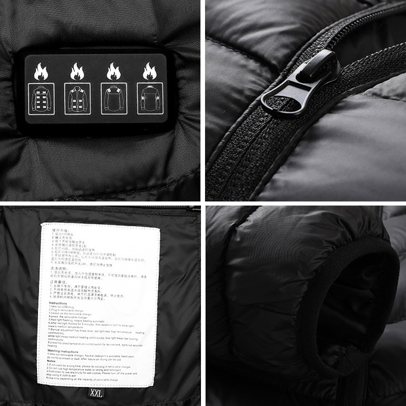 Ddmyoutdoor China Domestic Winter Areas Heated Men S Thermal Coat Warm Heating Jackets Outdoor Windbreaker Camping Hunting Jacket Fishing Wear