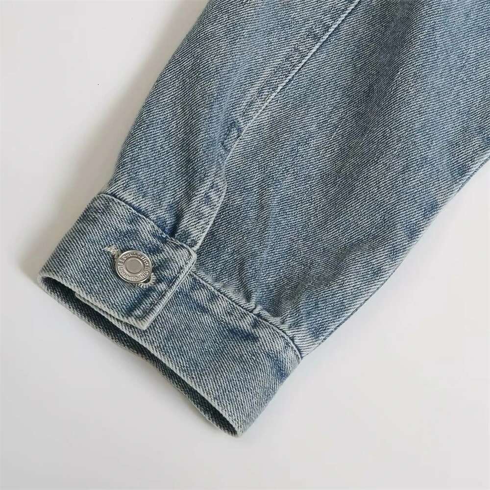 UNIZERA 2024 Autumn New Product Fashion Casual Women's Wear Simple And Versatile Short Denim Jacket Coat Top