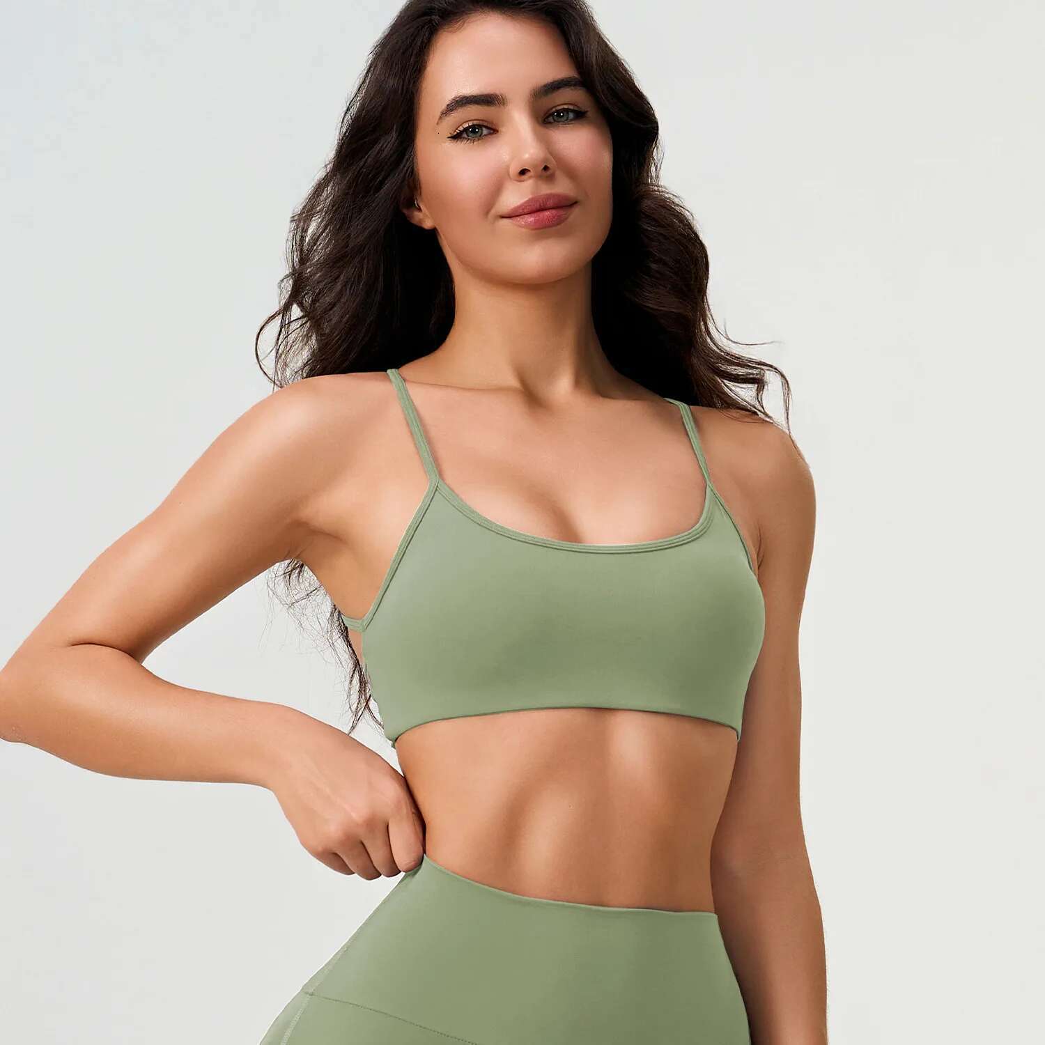 Ddmyoutdoor China Domestic Mermaid Curve Back Sports Underwear Women S Medium High Strength Yoga Wear Vest Shockproof Push Up Fiess Bra