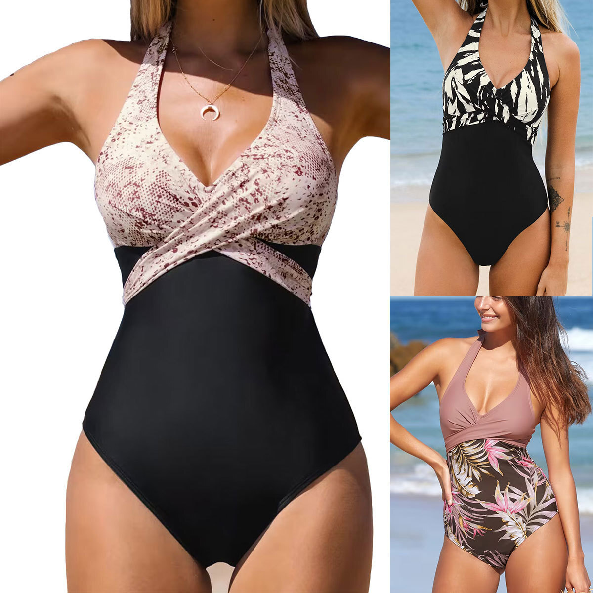 2024 tracksuit New Snake Skin Crossover Bikini designer Swimwear