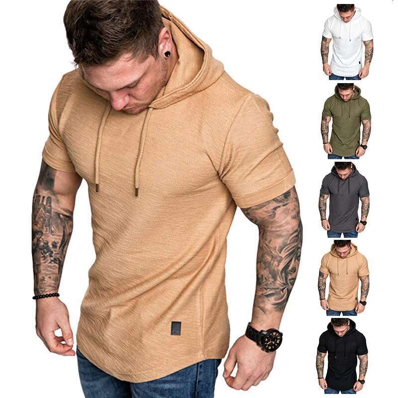 Ddmyoutdoor China Domestic Breathable Sport Athletic Running Training Crossfit Shirts Elastic Bodybuilding Gym Top Mens Sportswear Fiess Clothing
