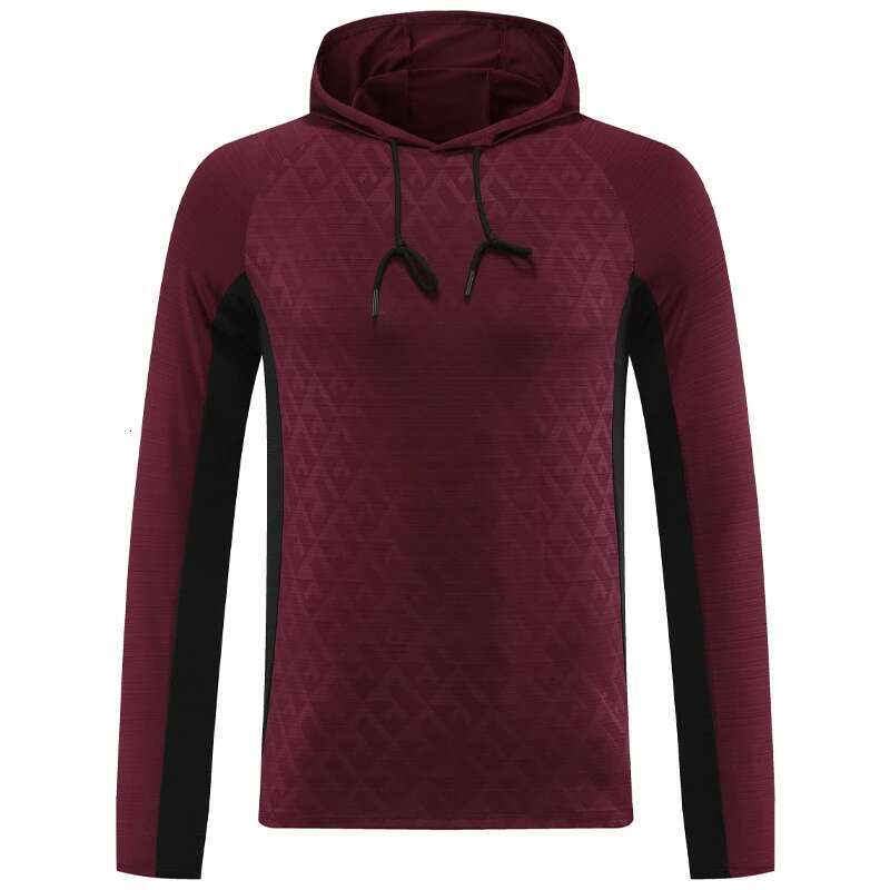 Ddmyoutdoor China Domestic Training Patchwork Sweatshirt Running Quick Dry Breathable Sports Hooded Gym T Shirt Thin Compression Men Causal Long Shirt