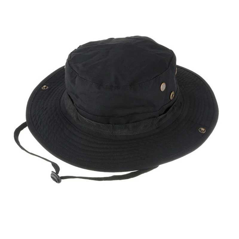 Camouflage Tactical Boonie Hats Cam Climbing Bucket Sniper Hat Men Outdoor Fishing Hiking Sun Protective Boonie sXJ250116