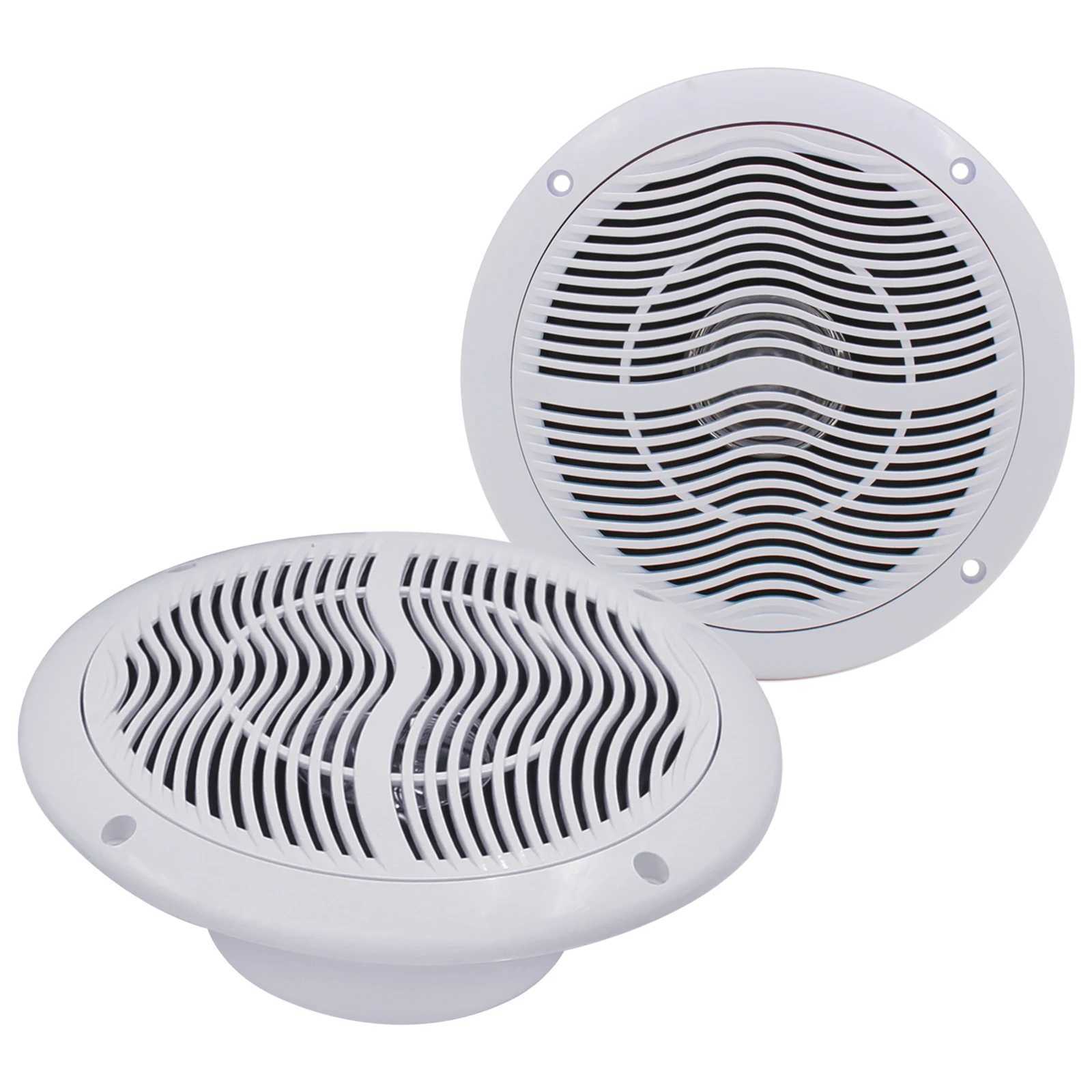 Car Audio 120W 6.5 Inch Waterproof Marine Audio Ceiling Speaker Audio System Flush Mount Loudspeaker Suitable For Living Room Kitchen H250118